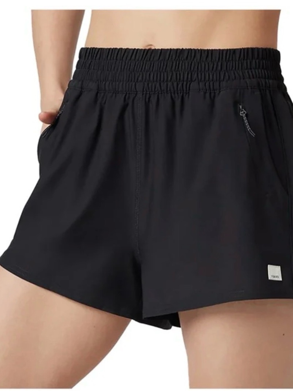 Vuori Dash Short 2.0 Shorts Women’s Large | Black | Athletic Running Shorts